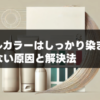 デイラルカラーはしっかり染まる！？染まらない原因をと解決法